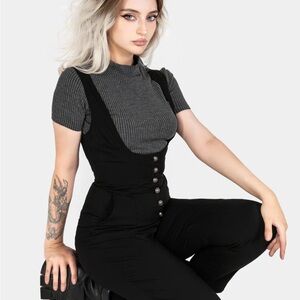 Disturbia Tailored Suspender Jumpsuit